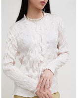 Collarless Textura Pearl