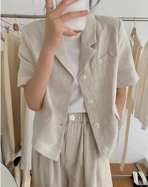 Nona Blazer Top