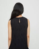 Textura Sleeveless Dress Black