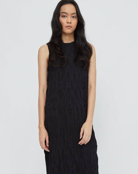 Textura Sleeveless Dress Black