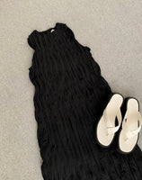 Textura Sleeveless Dress Black