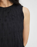 Textura Sleeveless Dress Black