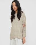 Textura Long Sleeves Blouse in Hazel