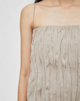 Textura Tank Top - Hazelnut