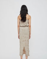 Textura Tank Top - Hazelnut
