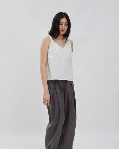 River twisted Tank - white