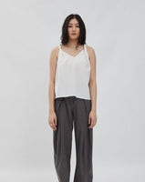 River twisted Tank - white
