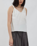 River twisted Tank - white
