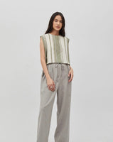 Avana Linen Top - Olive