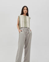 Avana Linen Top - Olive