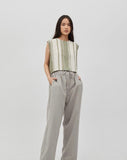 Avana Linen Top - Olive