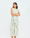 Luna Dress in Ancient Blue