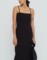 Seine Rib Dress Black