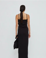 Seine Rib Dress Black
