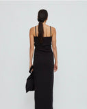 Seine Rib Dress Black