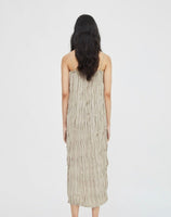 Textura Slip Dress - hazelnut