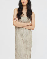 Textura Slip Dress - hazelnut