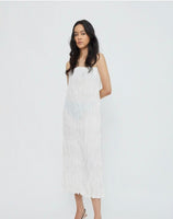 Textura Slip Dress white