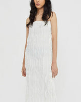 Textura Slip Dress white