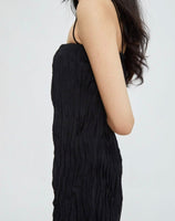 Textura Slip Dress Black