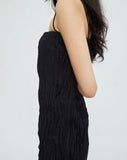 Textura Slip Dress Black