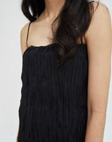 Textura Slip Dress Black