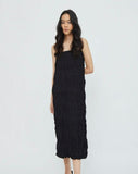 Textura Slip Dress Black