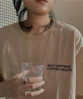 Coffee Helps Latte T-Shirt - Oversize (Limited)