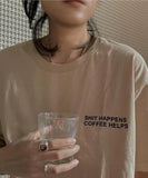 Coffee Helps Latte T-Shirt - Oversize (Limited)