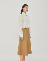 Victor Lace Shirt - White