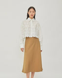 Victor Lace Shirt - White