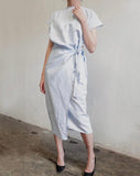 Akina Dress - Baby Blue