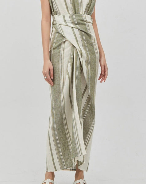Avana Linen Wrap Skirt
