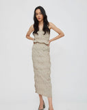 Textura Skirt in Hazel