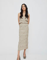 Textura Skirt in Hazel