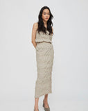 Textura Skirt in Hazel