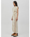 Avana Linen Wrap Skirt Beige