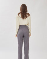 Auguste Wrap Top in Bone