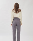 Auguste Wrap Top in Bone