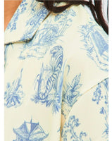 Ancient Camp Collar Shirt Blue (Limited)