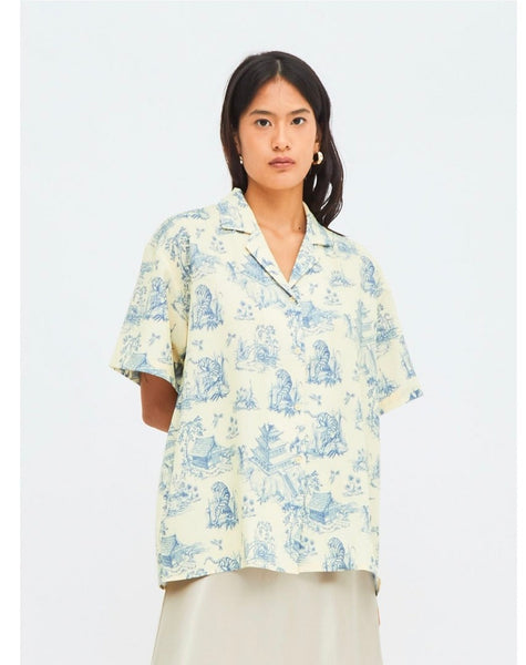 Ancient Camp Collar Shirt Blue (Limited)