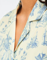 Ancient Camp Collar Shirt Blue (Limited)