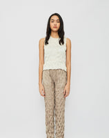 Sateen Textura Tank Pearl