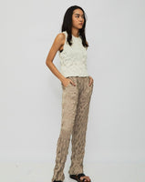 Sateen Textura Tank Pearl