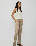 Sateen Textura Tank Pearl